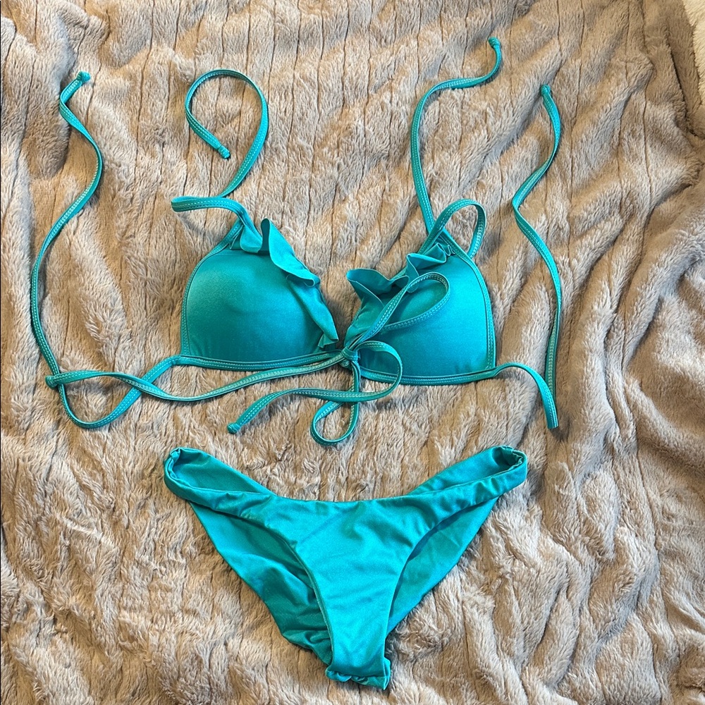Turquoise Bikini Set
